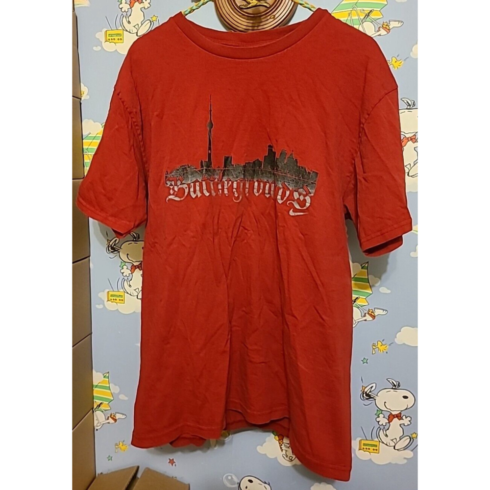 Vintage Nike Battlegrounds Basketball Toronto TShirt Size Medium Made In Canada - Picture 1 of 7
